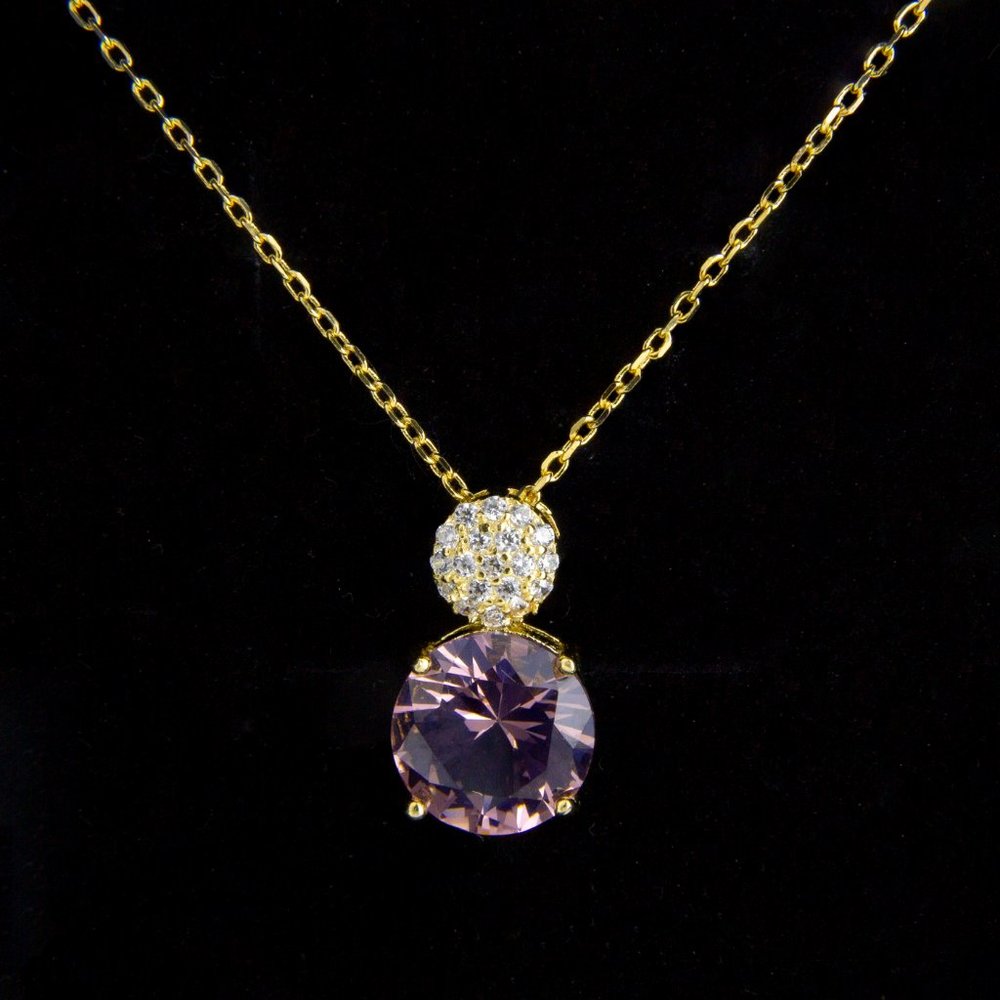 18K gold plated Zultanite Necklace - Picture 4 of 4